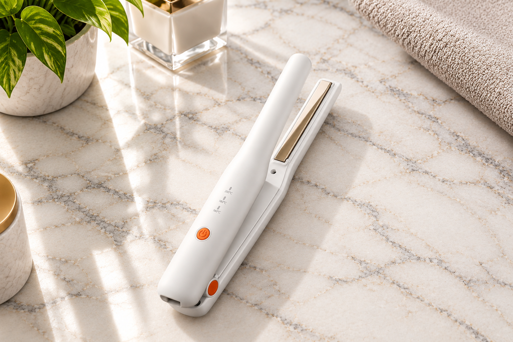 Glow & Go Portable Straightener & Curler