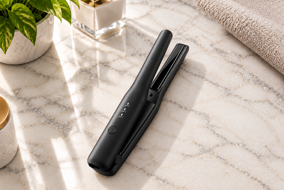 Glow & Go Portable Straightener & Curler